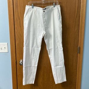 Ellos Crisp White Straight Leg Pants